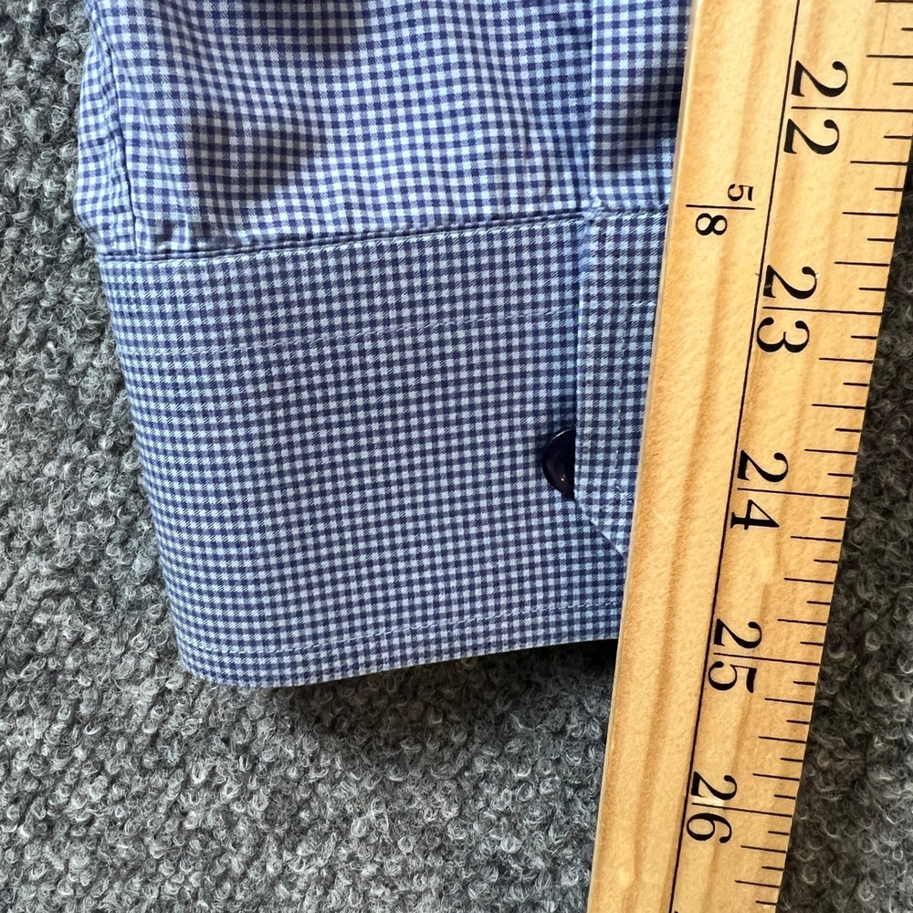 Eton Contemporary Fit Dress Shirt Mens 16 41 Blue Purple Gingham Check Cotton - Picture 11 of 11